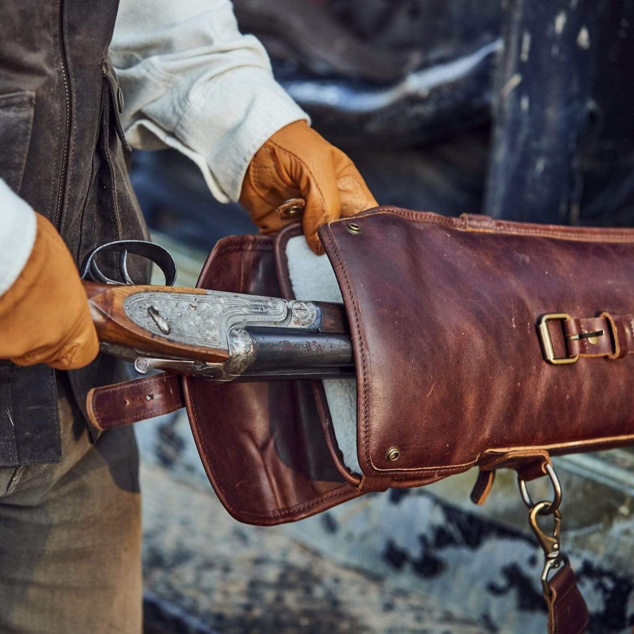 Leather Gun Sleeve