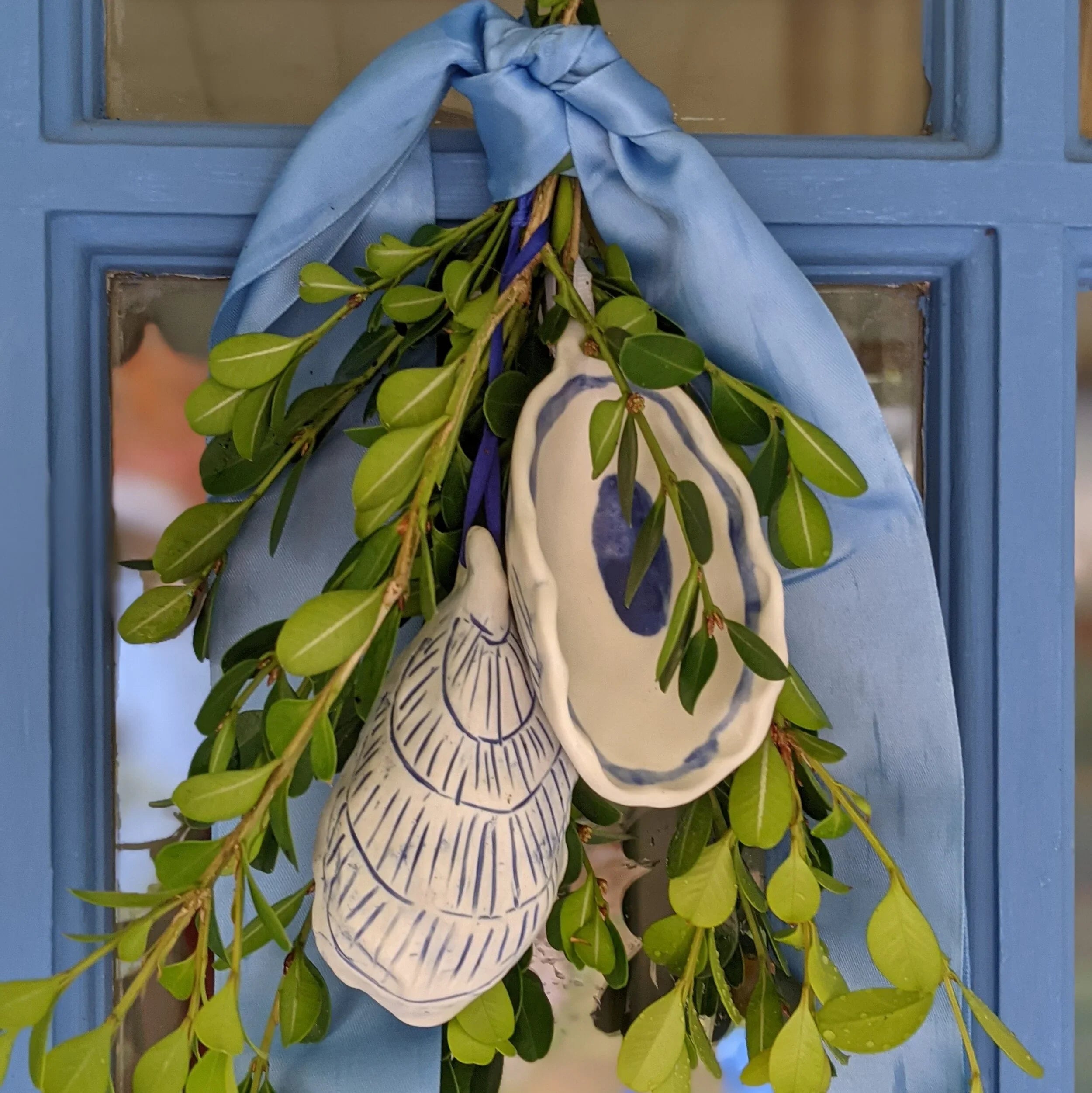 Porcelain Oyster Shells (food safe)