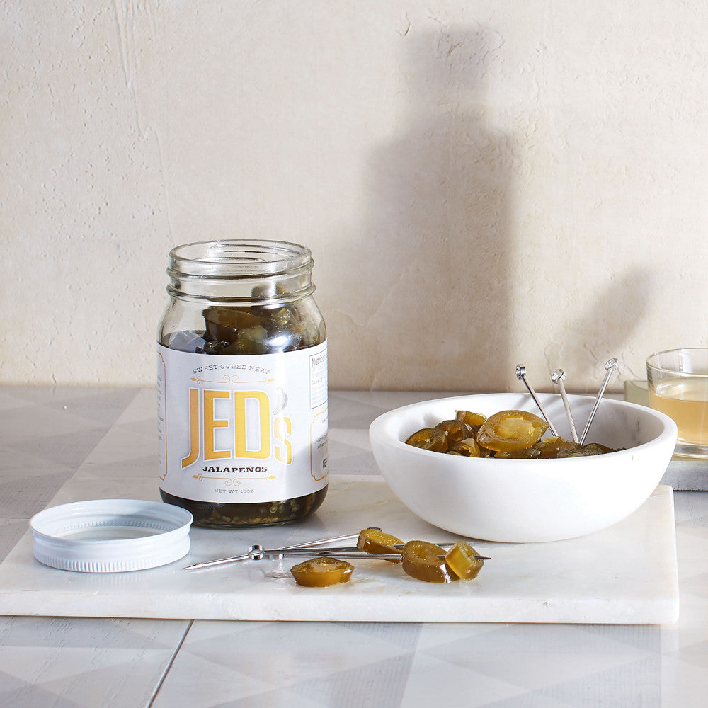 Sweet-Cured Jalapeños