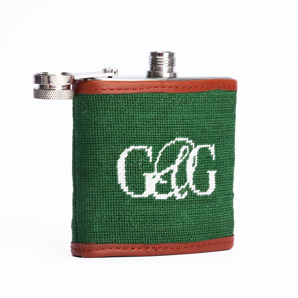 G&G Signature Needlepoint Flask