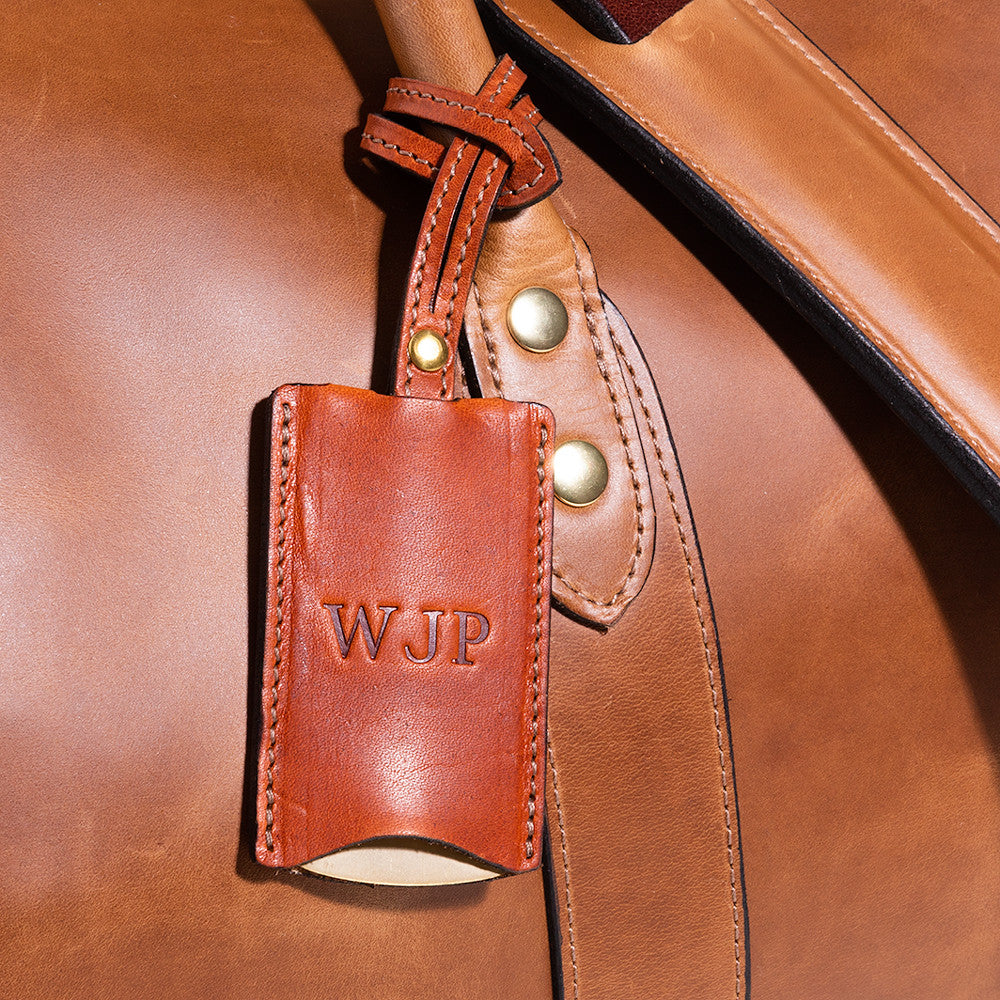 Luggage Tag in Solid Brass