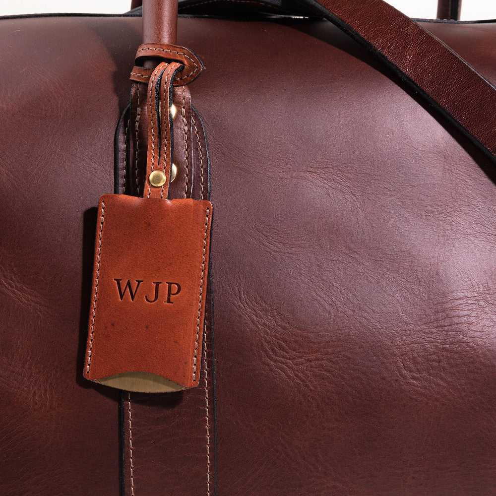 Luggage Tag in Solid Brass