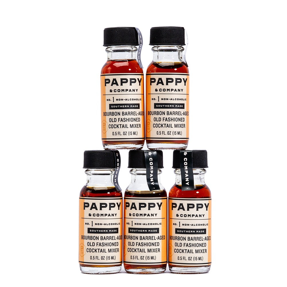 Pappy Van Winkle Bourbon Barrel-Aged Old Fashioned Mix: Single Serve 5-Pack