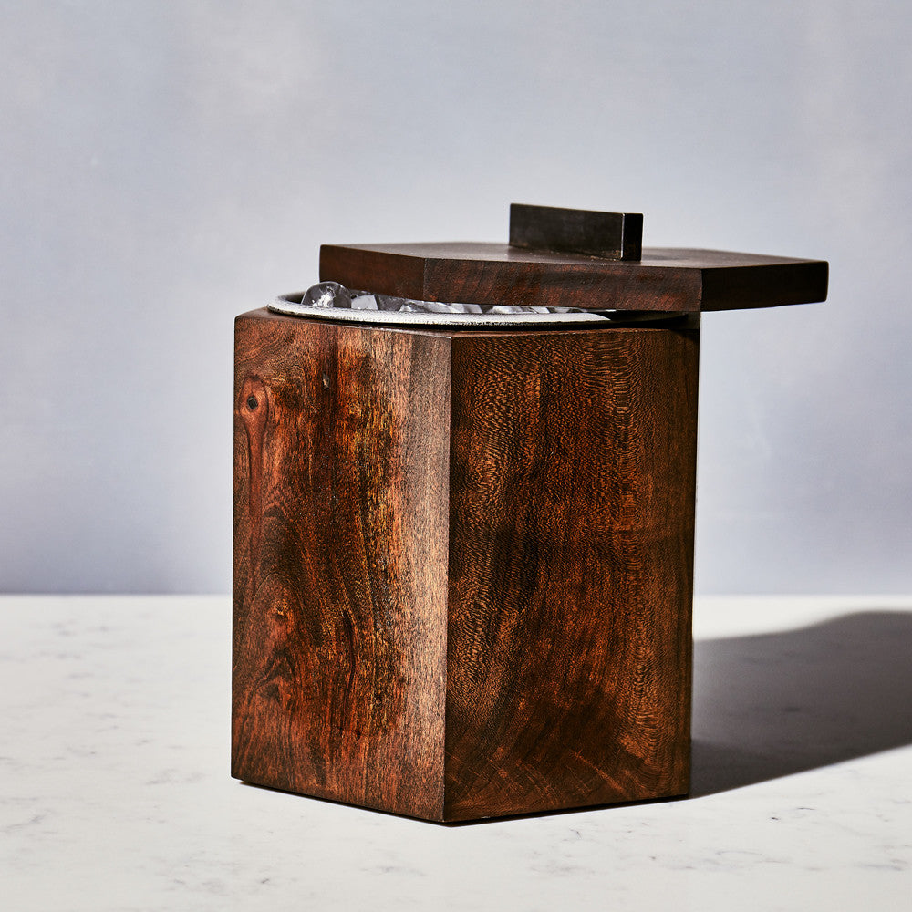Unique Wooden Ice Bucket