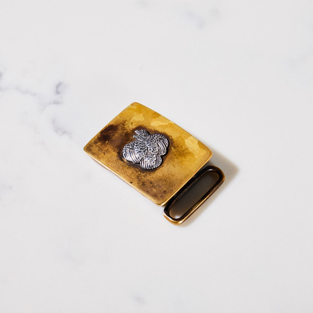 Brass Quail Belt Buckle & Belt