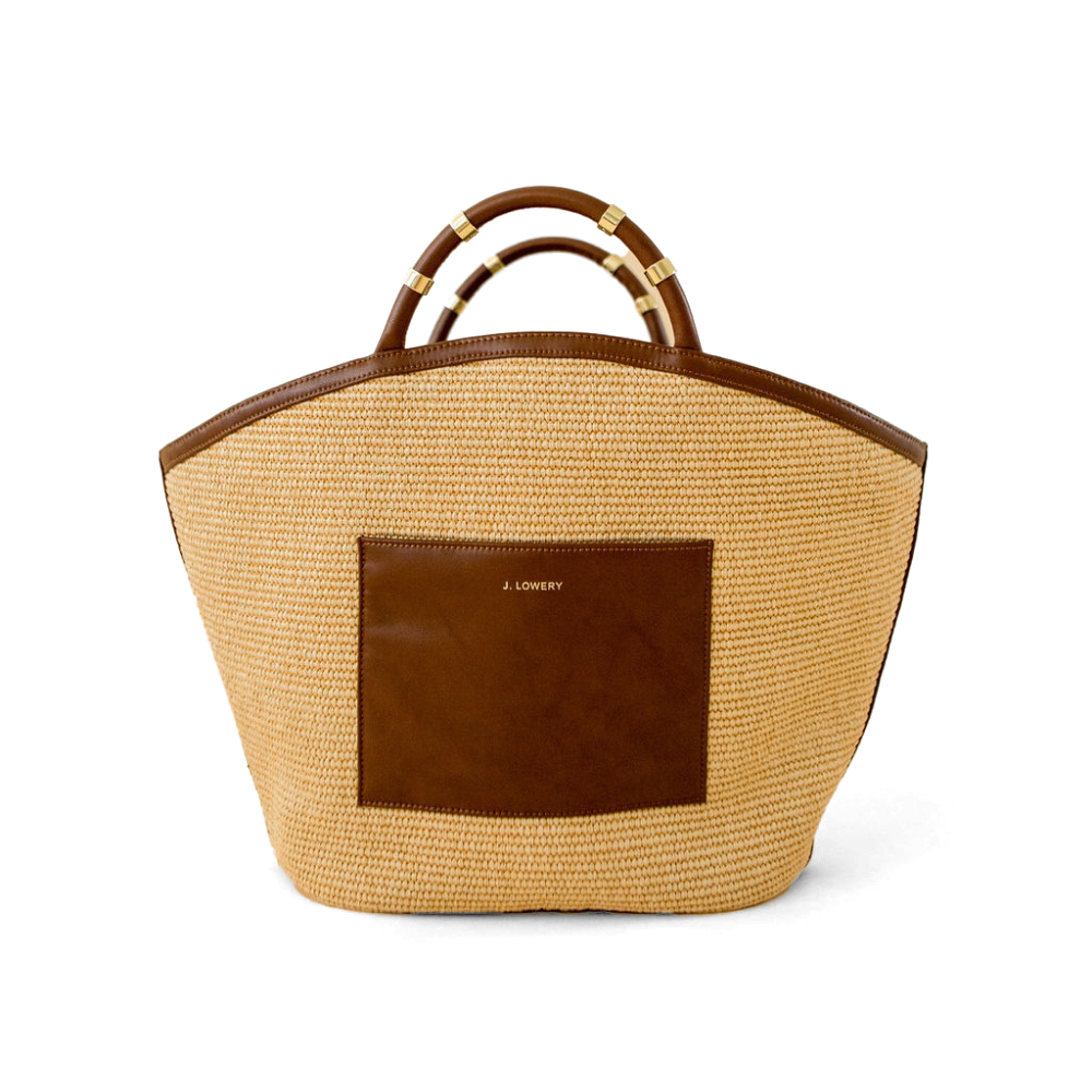 Raffia Carry-All Tote