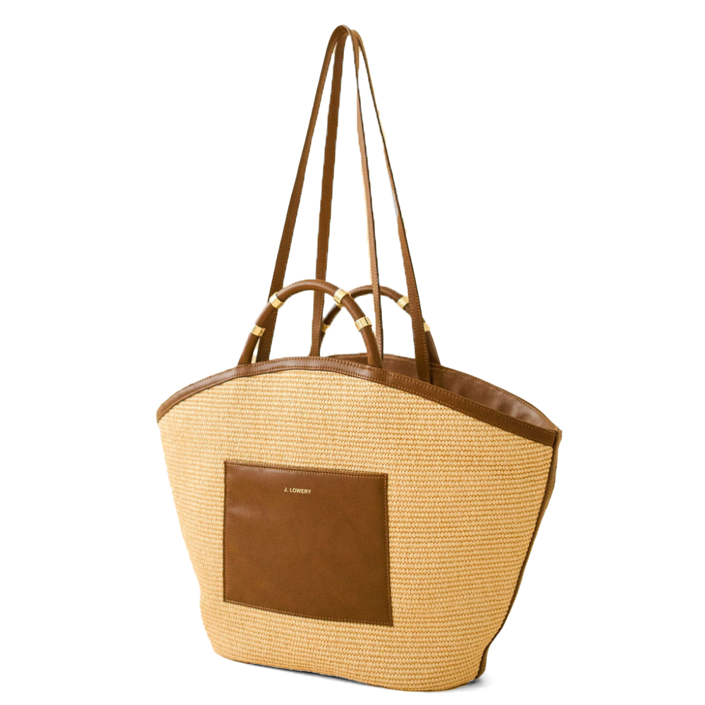 Raffia Carry-All Tote