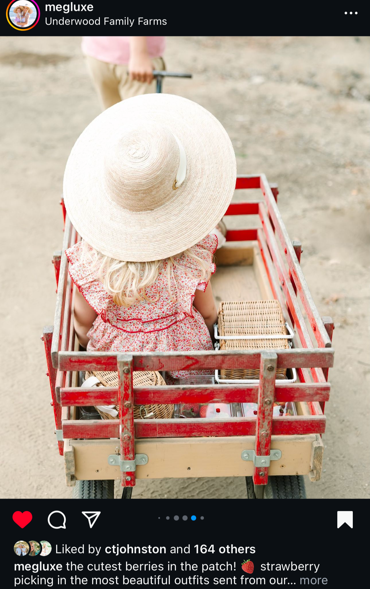 Buttercup Little Girl’s Hat - Red Grosgrain Ribbon
