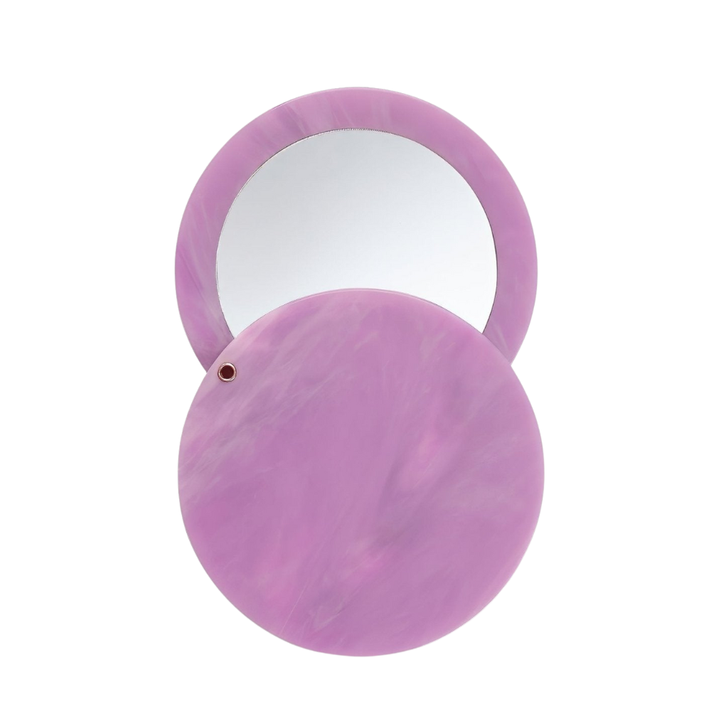 Circle Mirror in Orchid