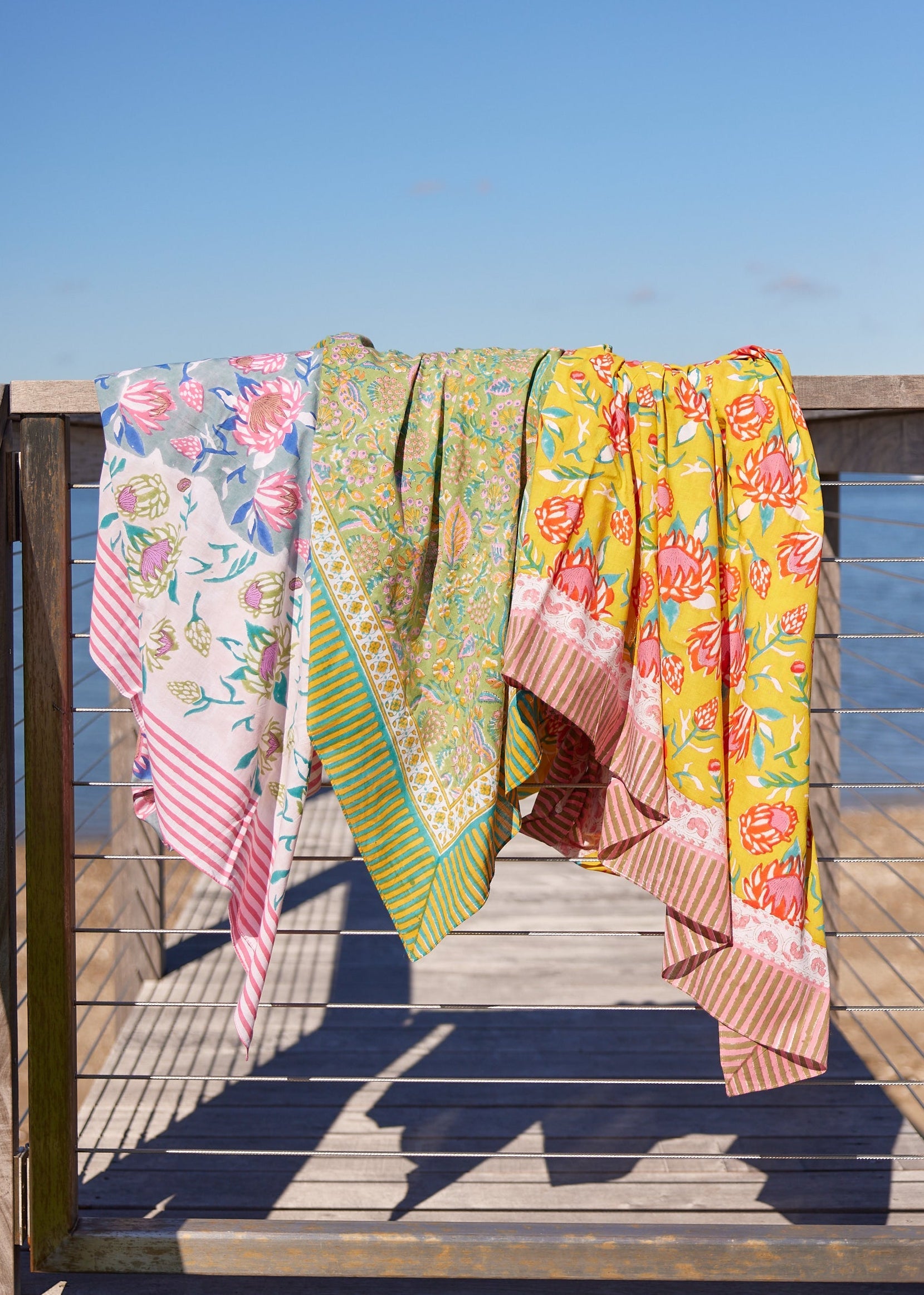 Printed Cotton Picnic Throw