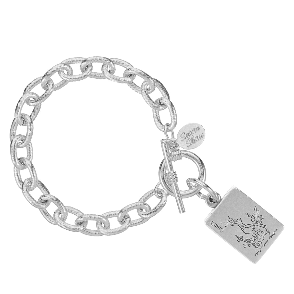Bird Bam Mahjong Toggle Bracelet