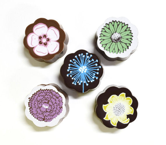 Flower Embellished Chocolates