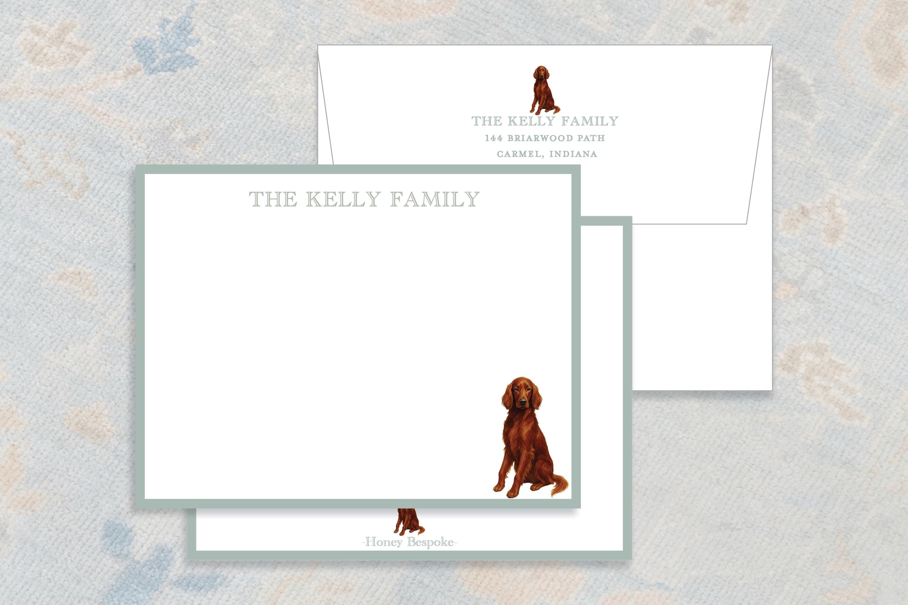 Irish Setter Stationery
