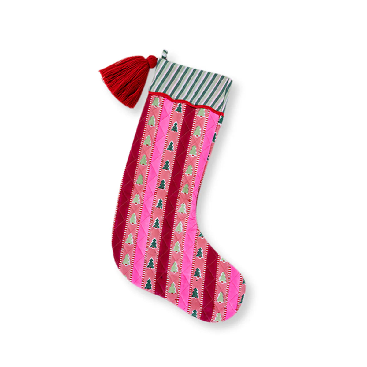 Block Print Stocking