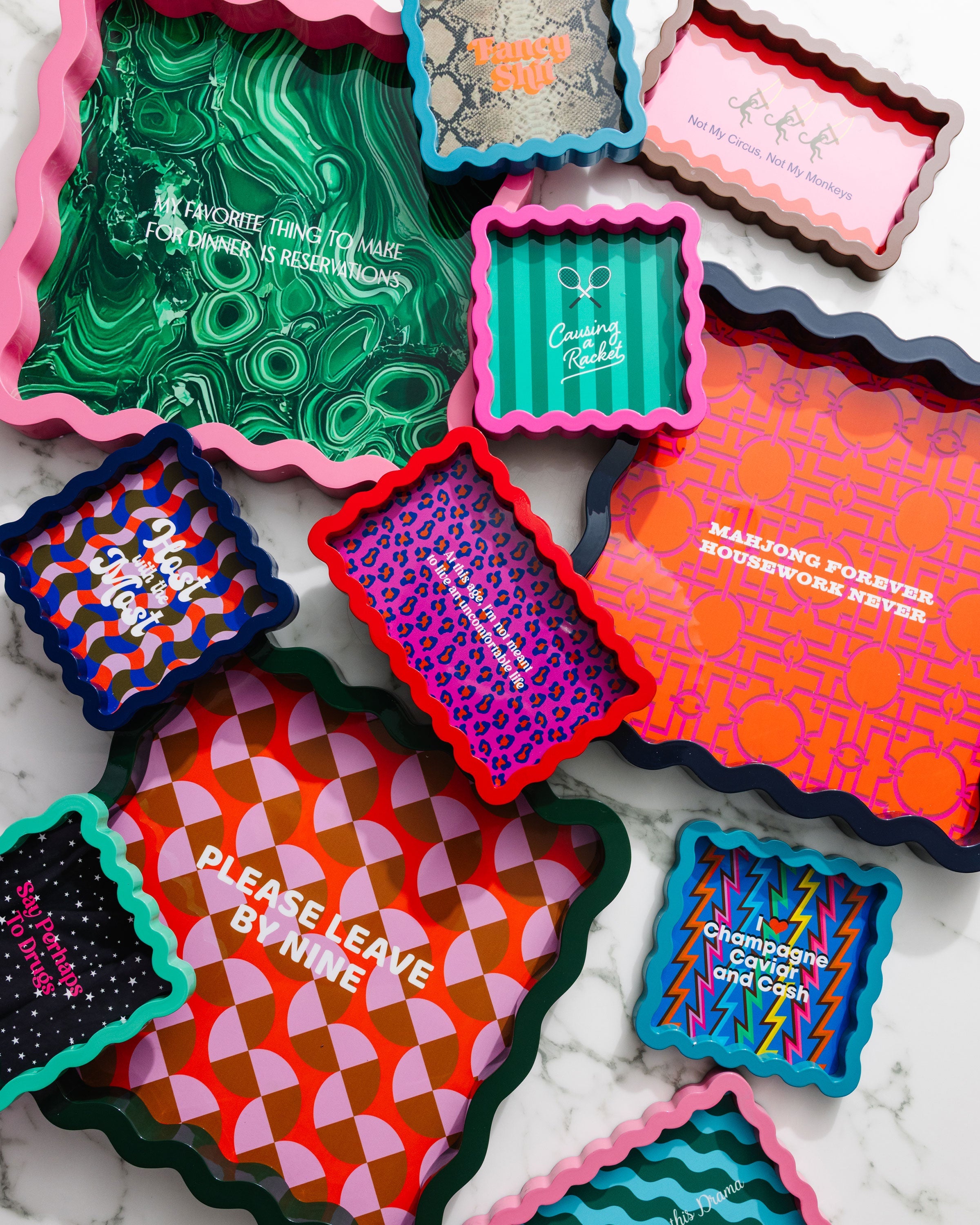 Not My Circus Lacquer Tray