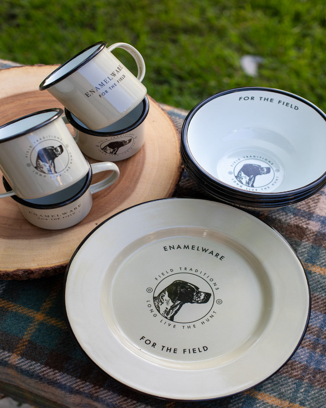 Field Traditions Enamelware Bowls - Set of 4