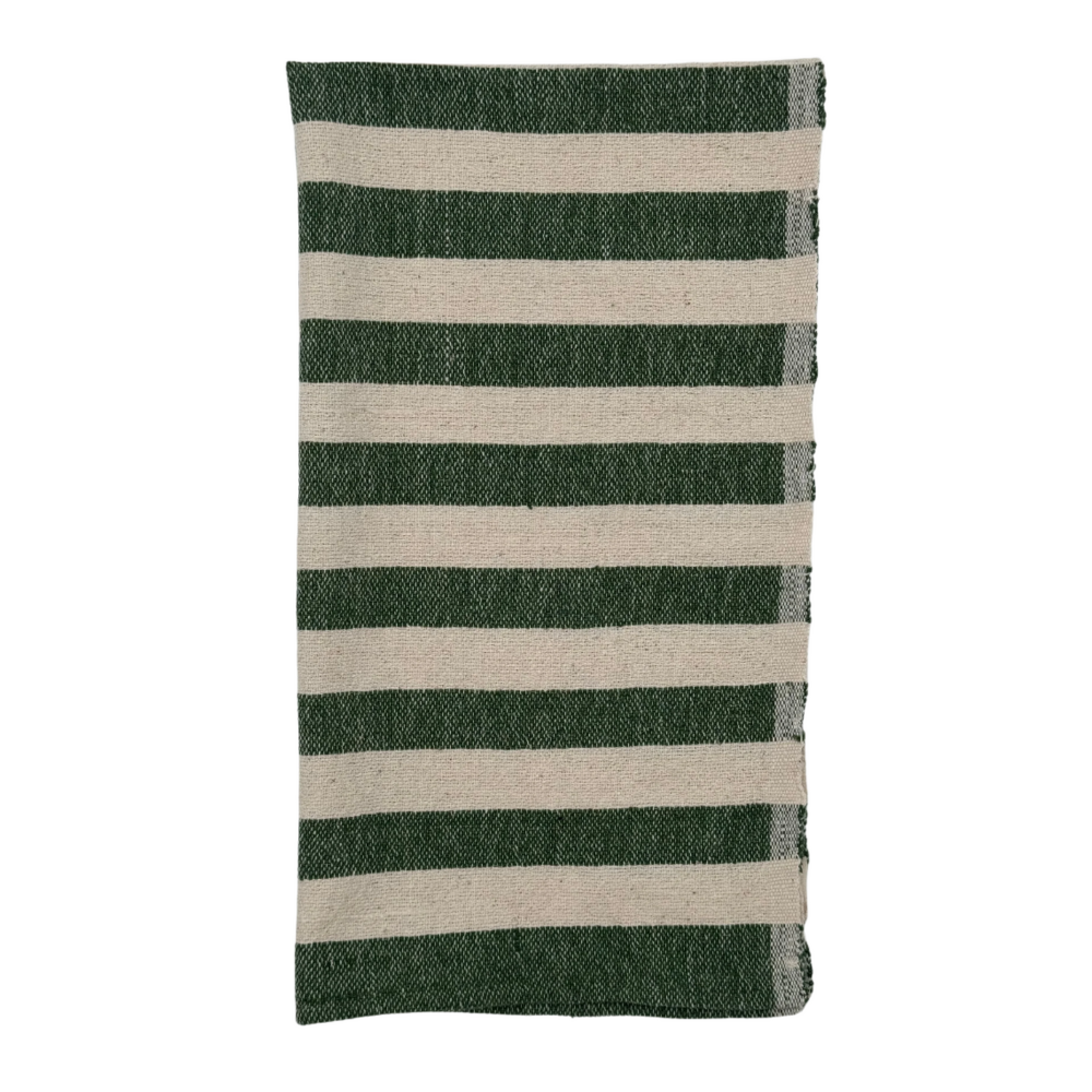 Hand-Woven Stripe Tea Towel