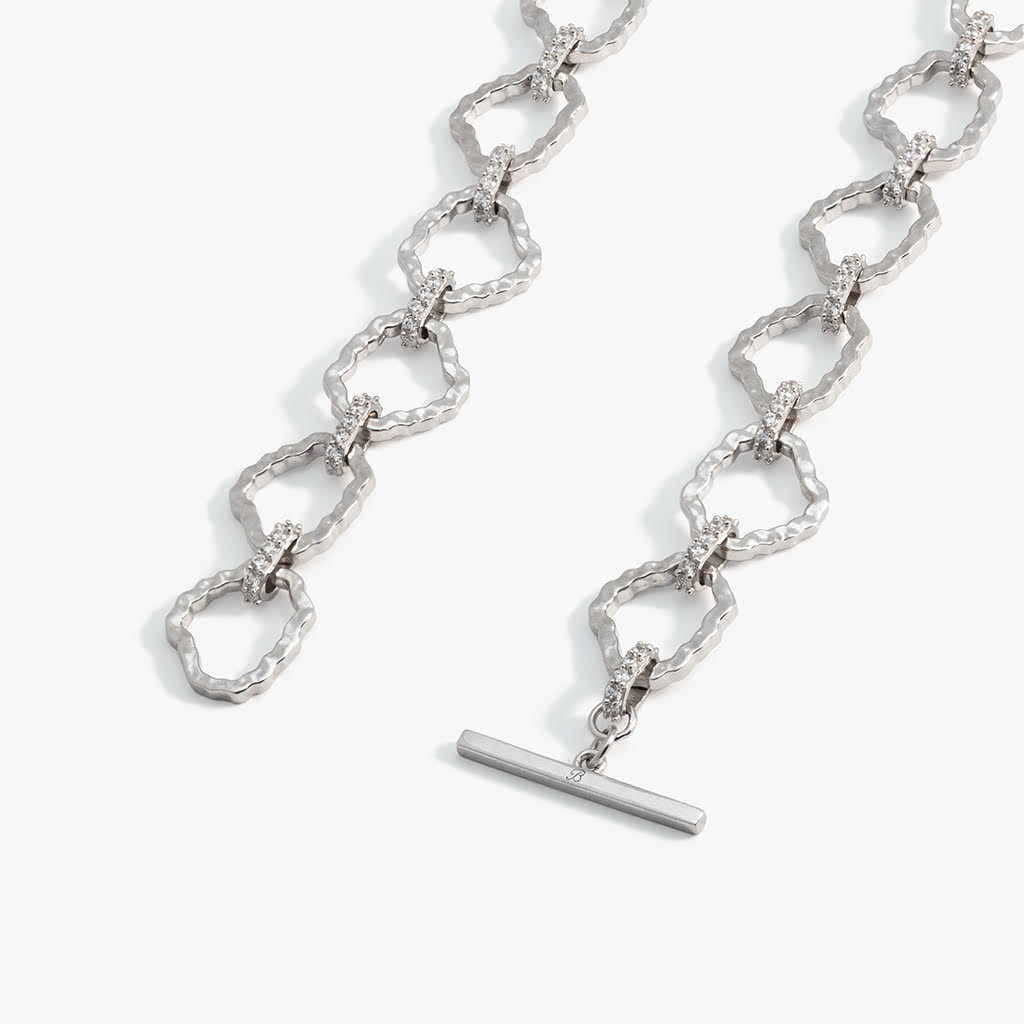 Radcliffeborough Rhodium Plated Bracelet