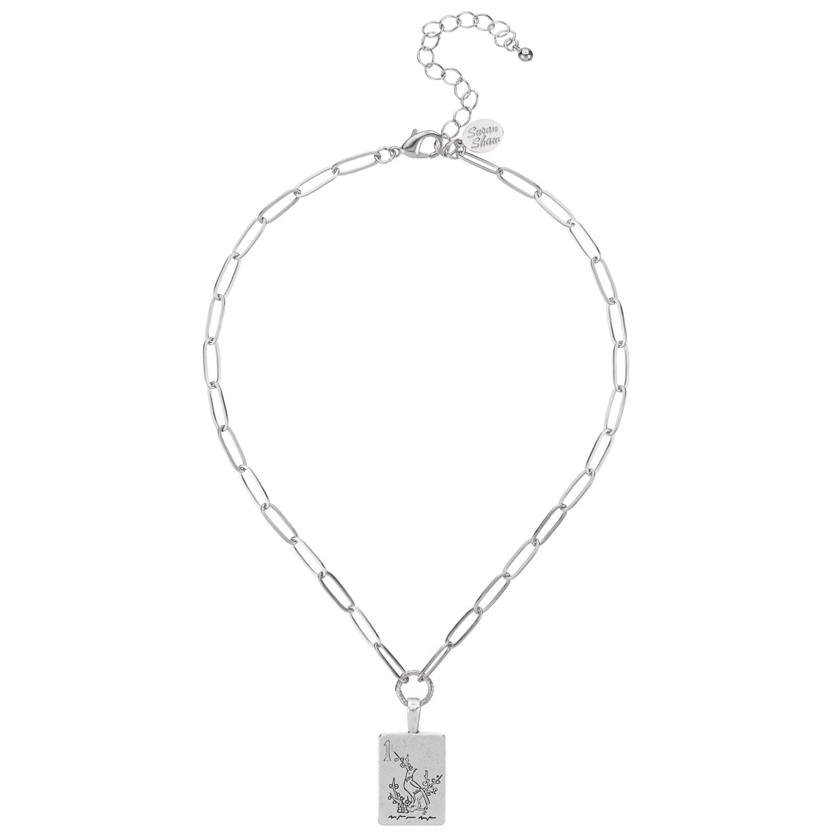 Bird Bam Mahjong Medium Paperclip Necklace
