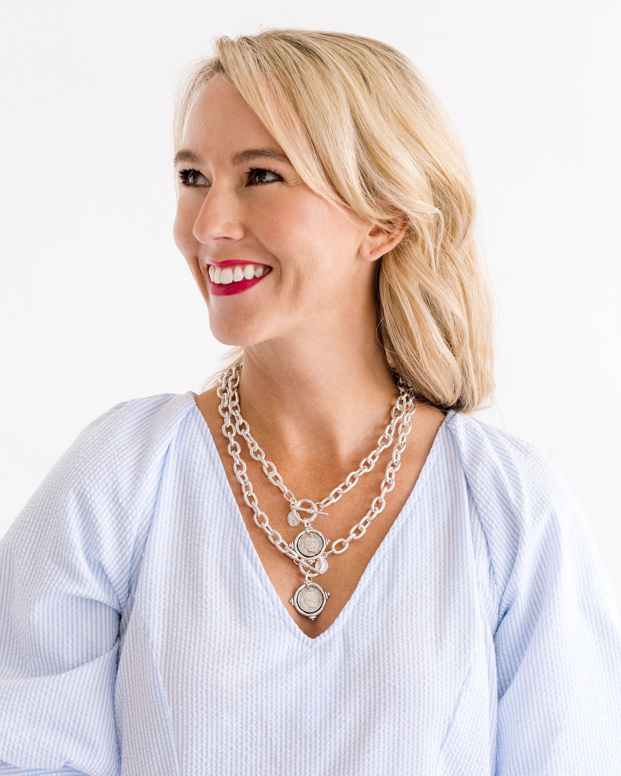 Coin Toggle Necklace