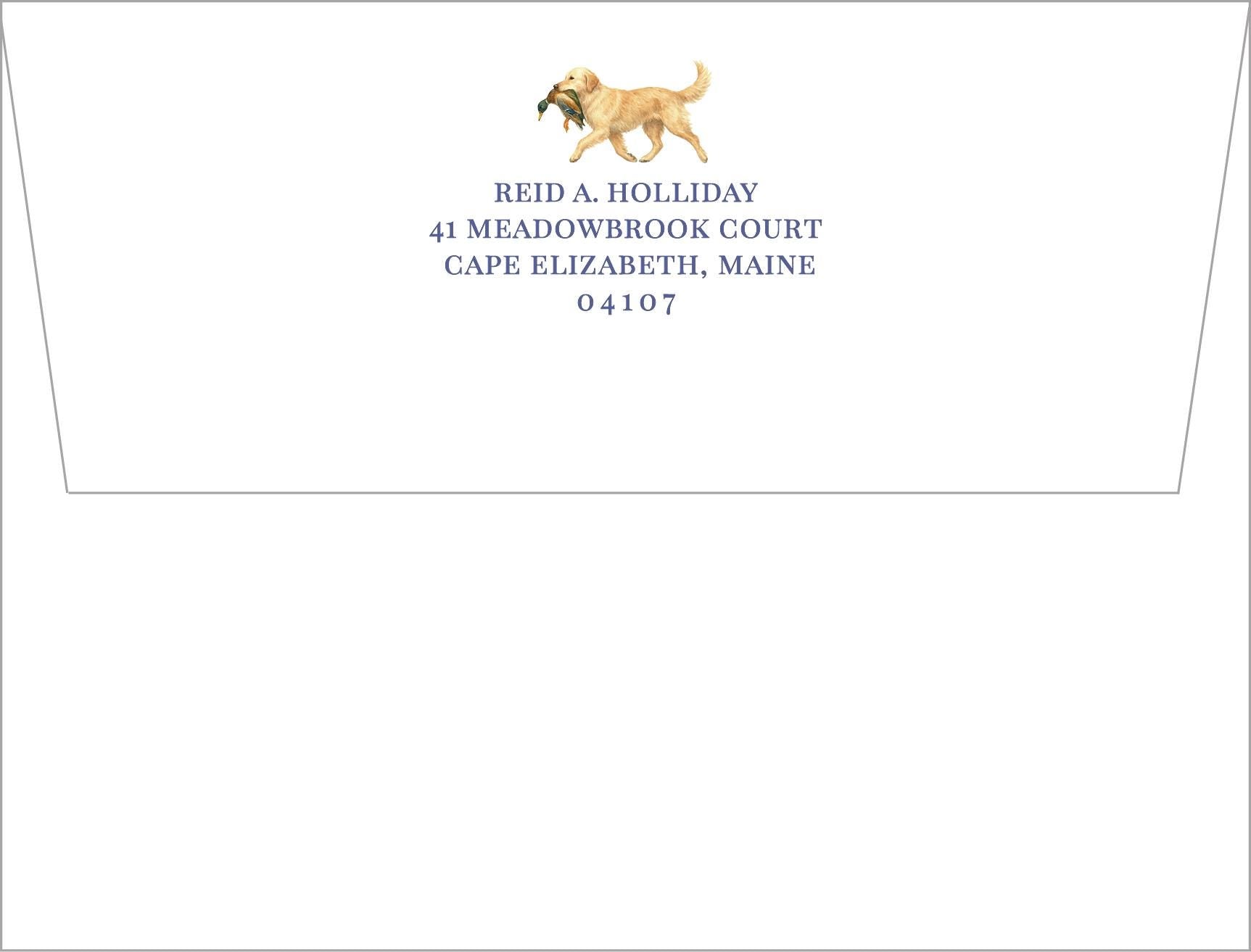 Labrador Hunting Dog Stationery