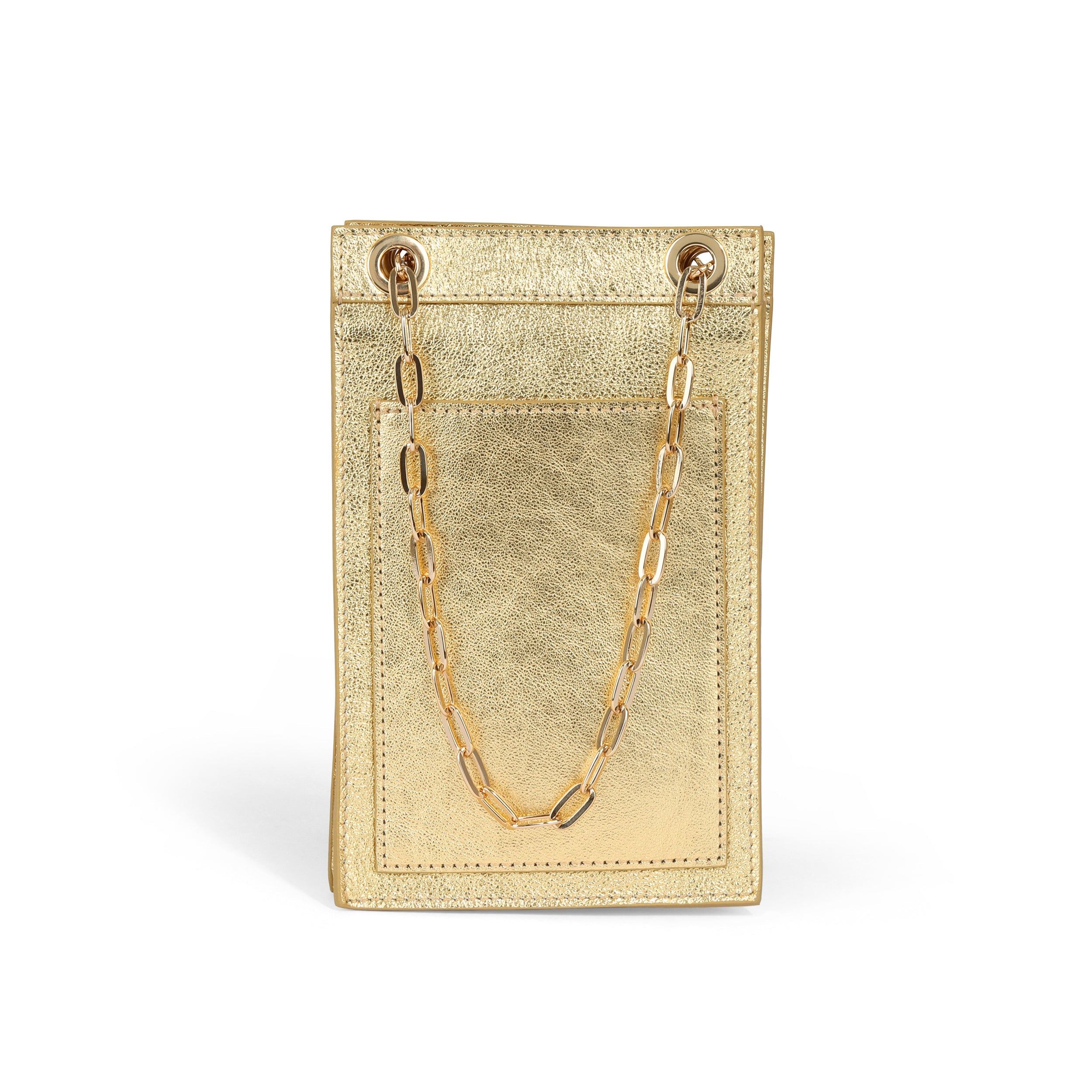 Catherine Cellphone Pouch in Gold