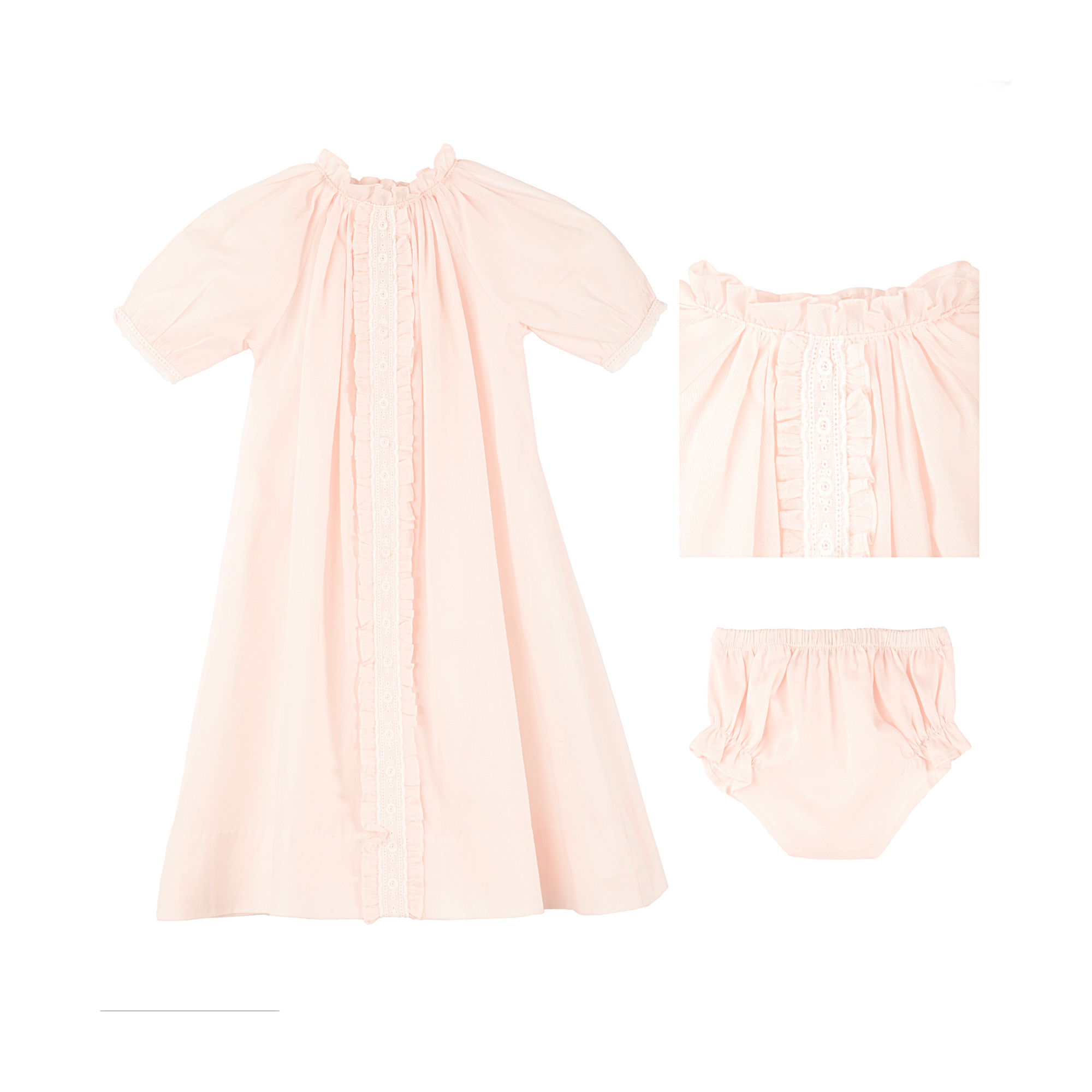 BABY EYELET COTTON DAYGOWN