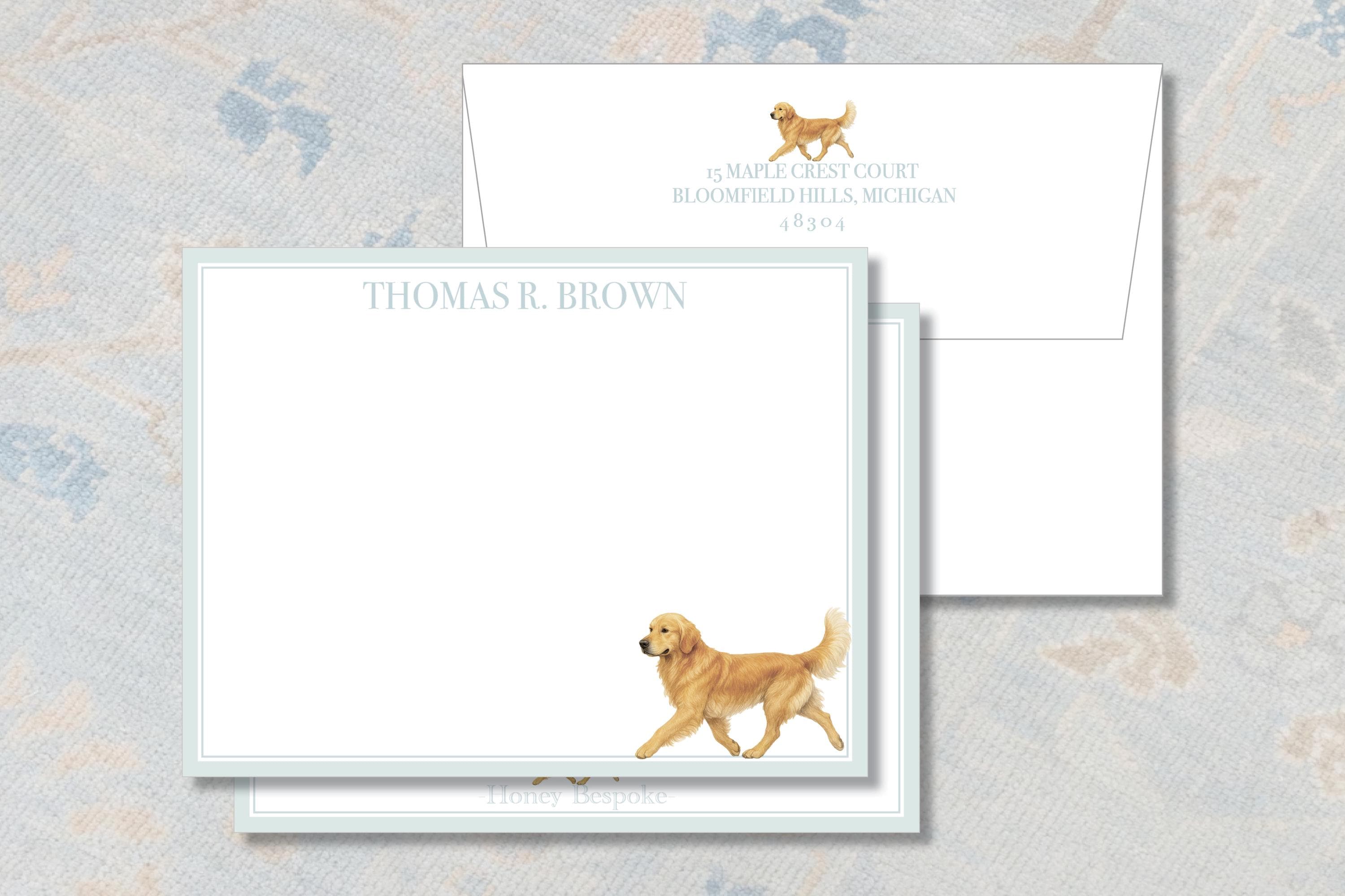 Golden Retriever Stationery