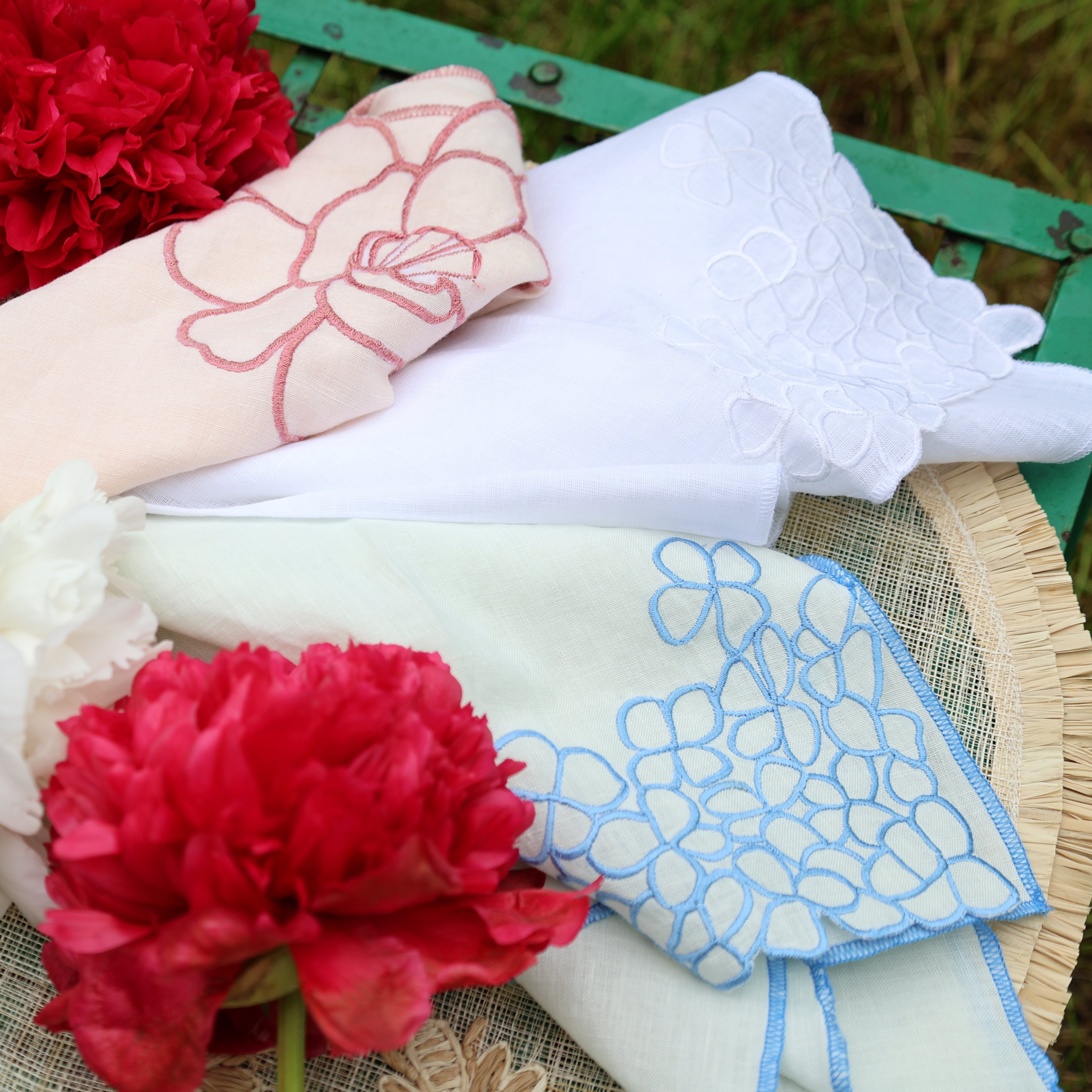 Peony Dinner Napkins