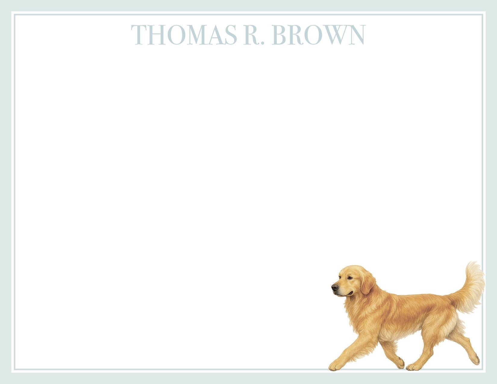 Golden Retriever Stationery