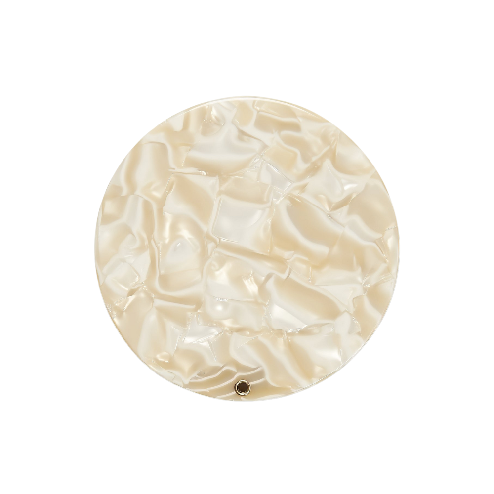 Circle Mirror in Ivory