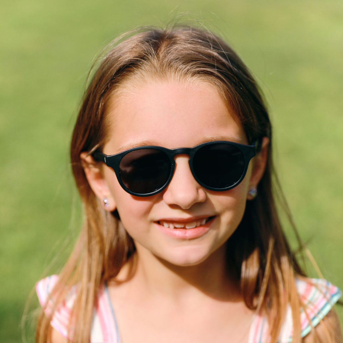 Jet Black Keyhole | Polarized Smoke Lenses