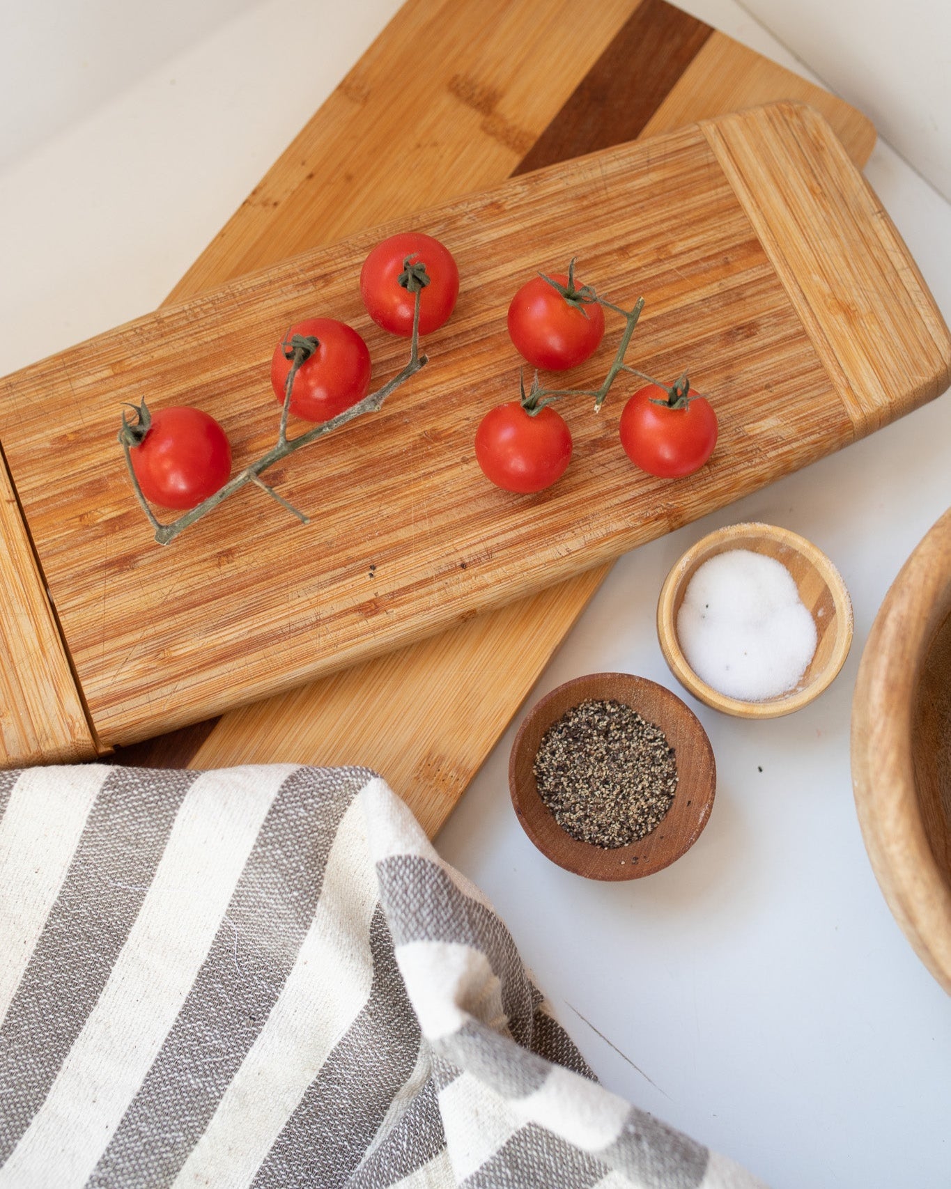 Hand-Woven Stripe Tea Towel