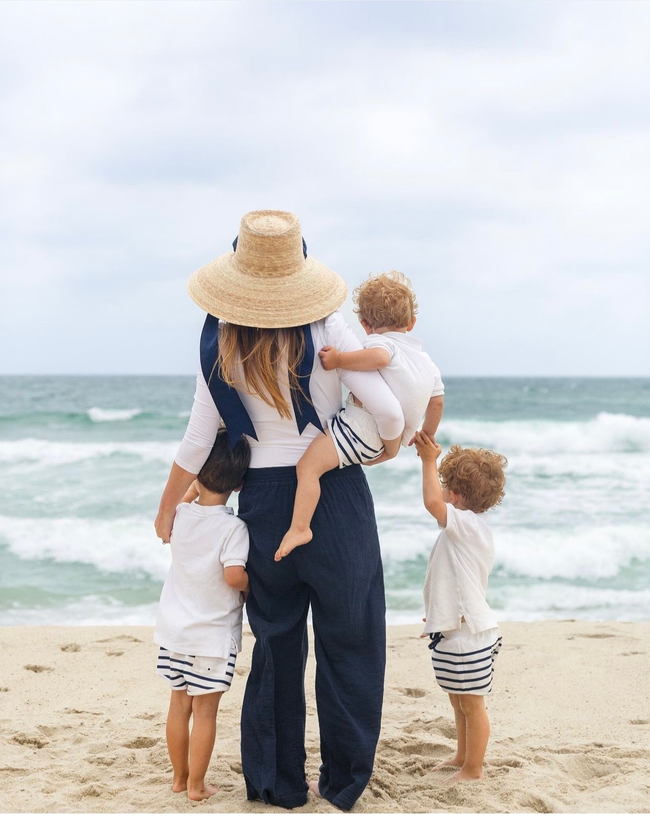 Wildflower Sun Hat - Burnt Orange/Rust Wide & Short Grosgrain Ribbon