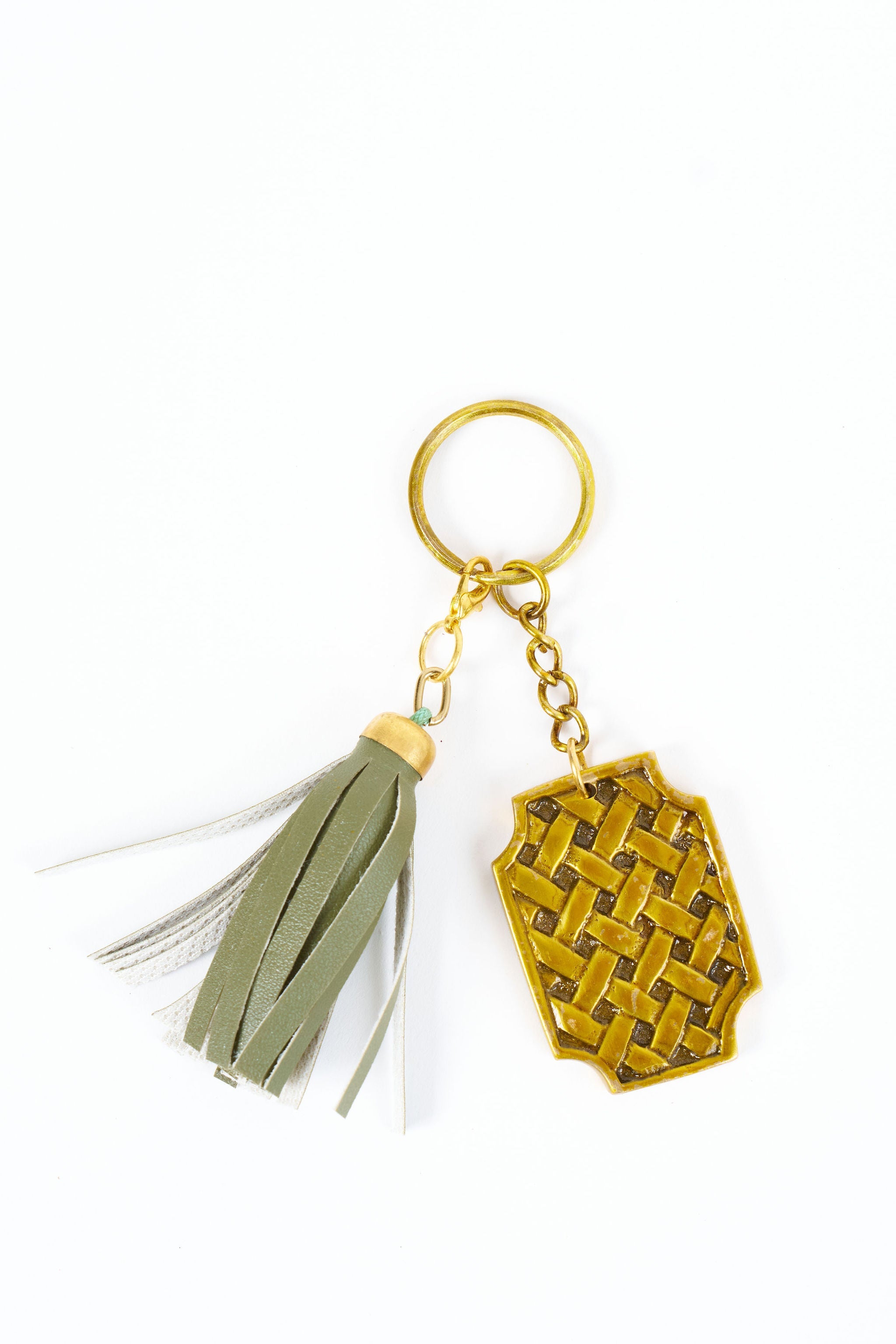 Classic Lattice Key Chain