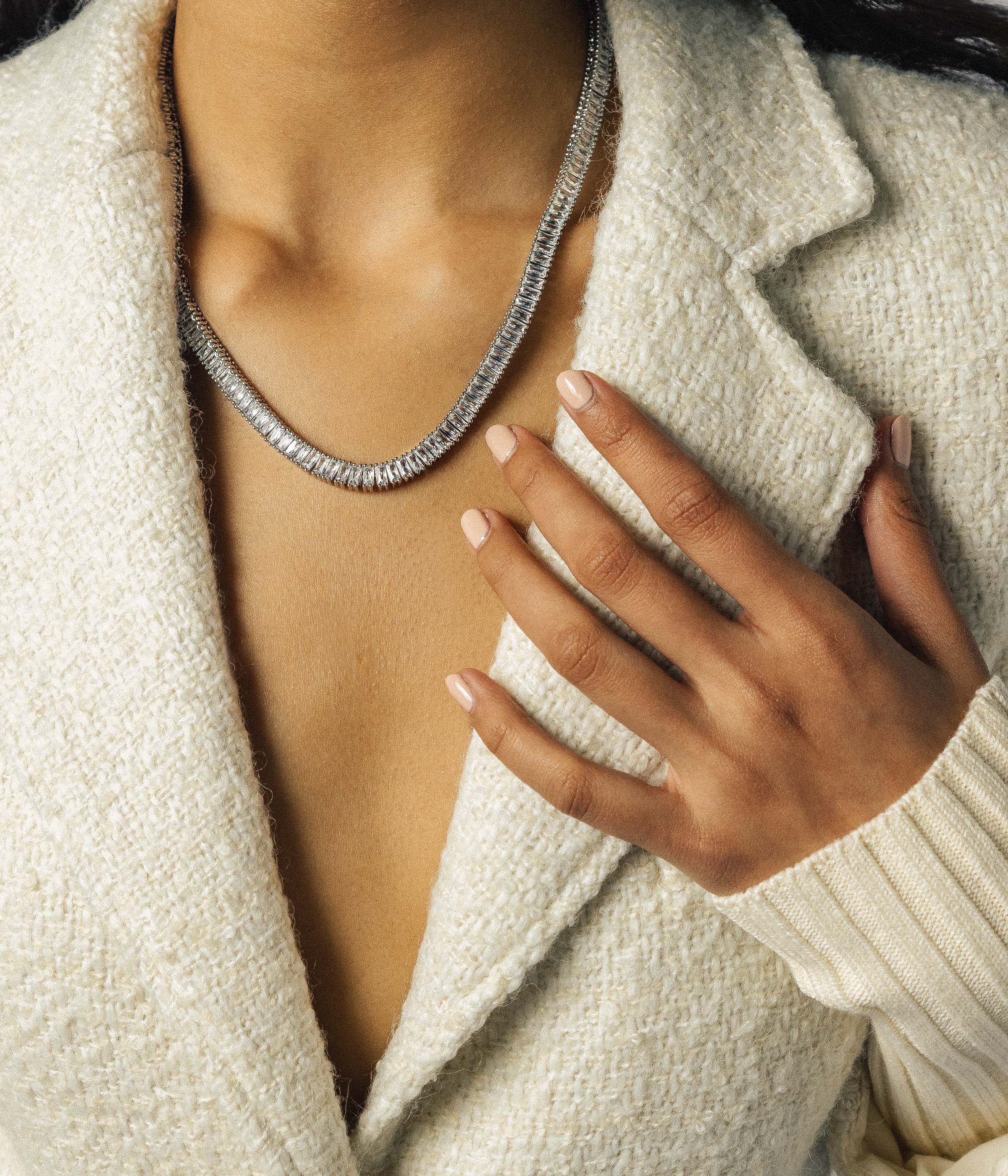 Alice Tennis Slider Necklace