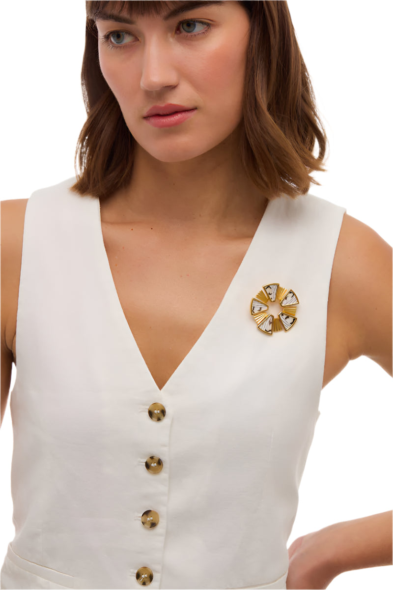 Crown Haven Brooch
