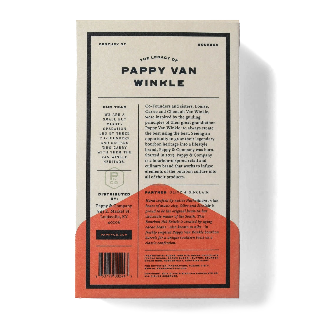 Pappy Van Winkle Bourbon Nib Brittle