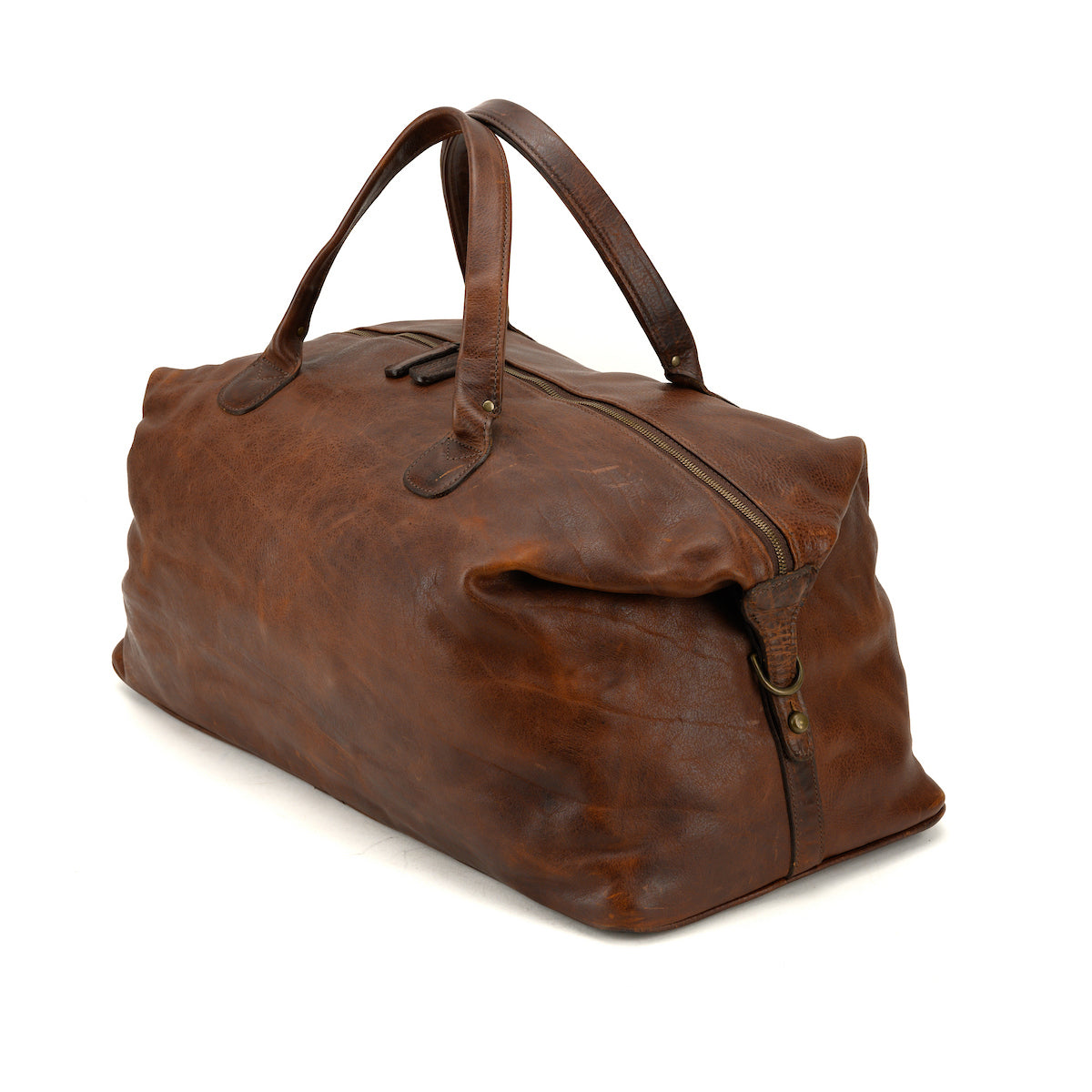 Benedict Weekend Bag-Titan Milled Brown
