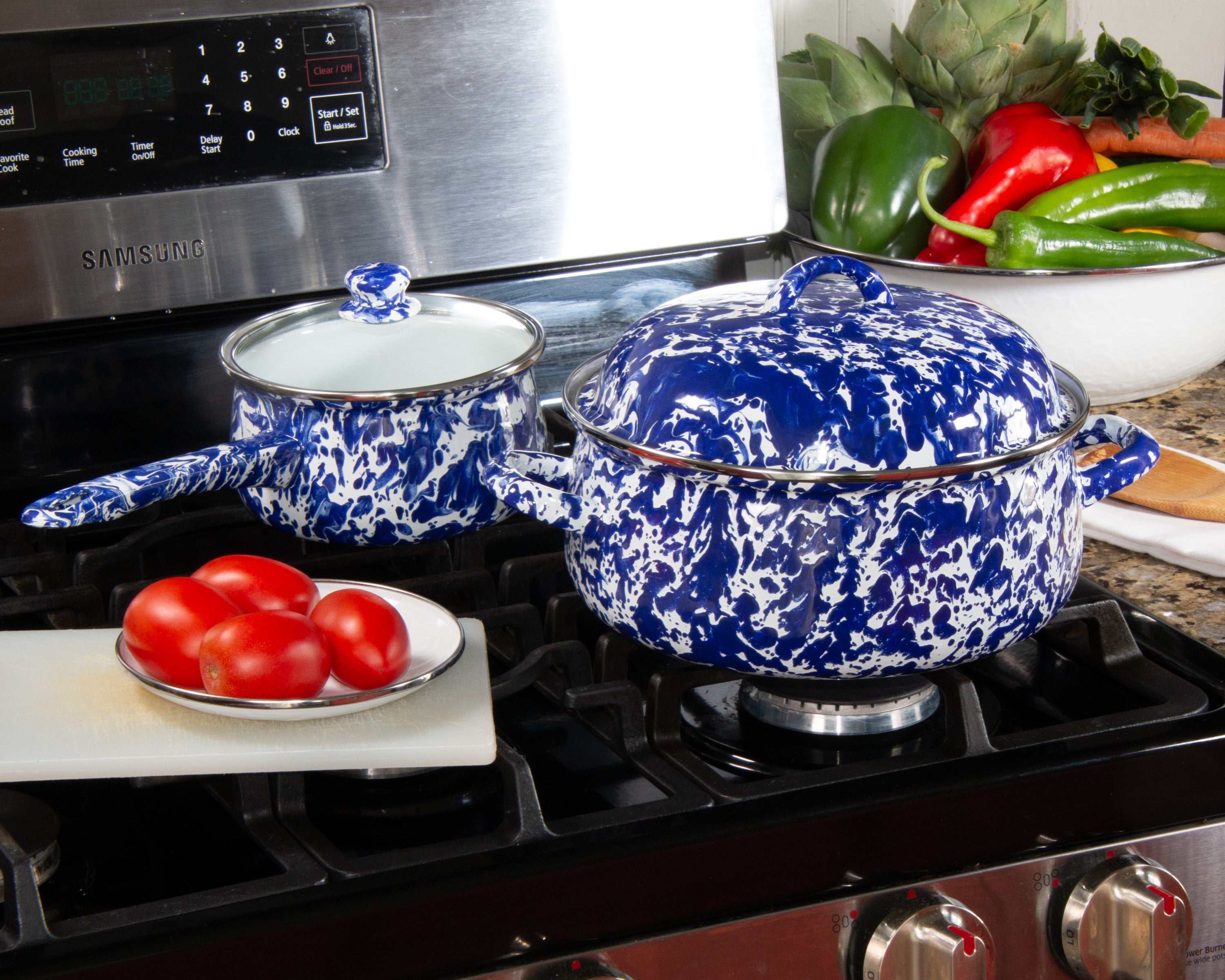 Cobalt Swirl Dutch Oven