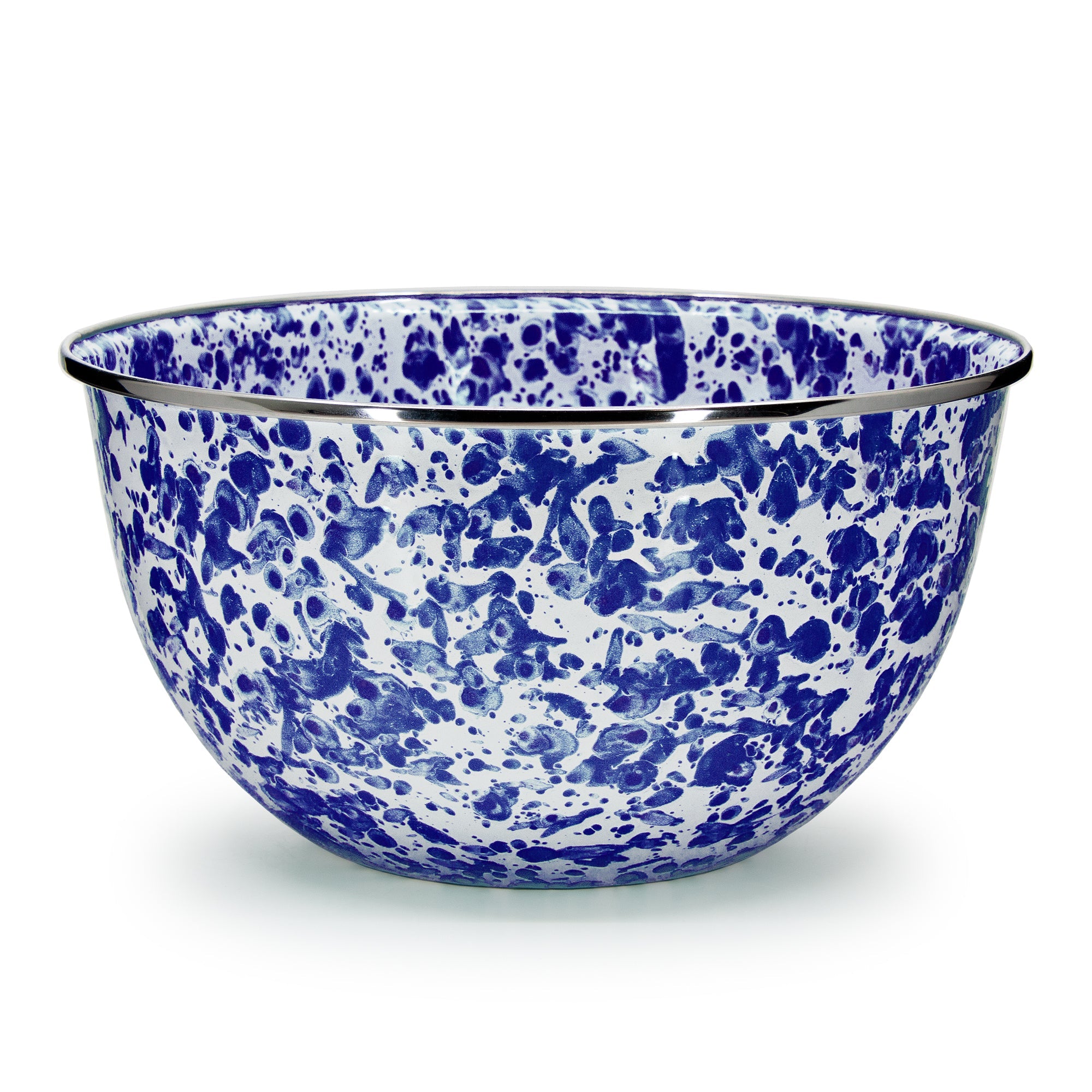 Cobalt Swirl Large Salad Bowl