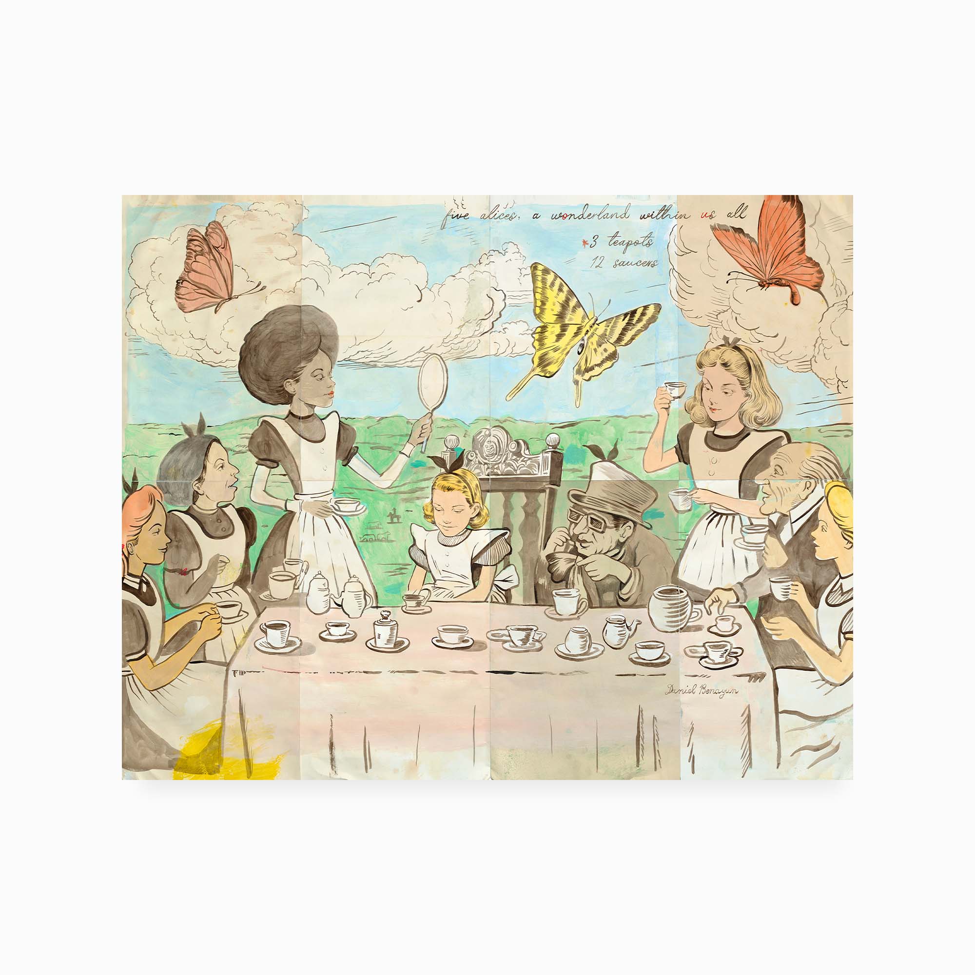 Alice’s Infinite Looking Glass Art Print