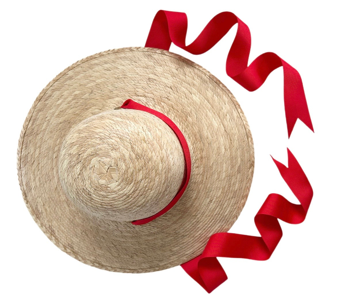Buttercup Little Girl’s Hat - Red Grosgrain Ribbon