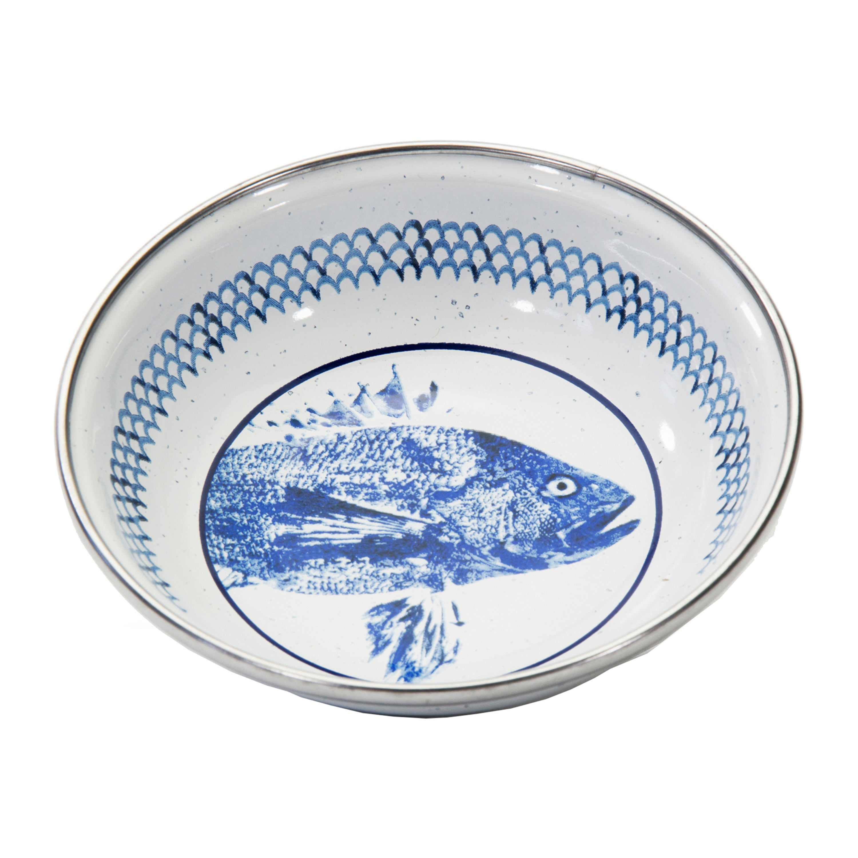 Golden Rabbit Fish Camp Enamelware Tasting Dish - Thumbnail 5