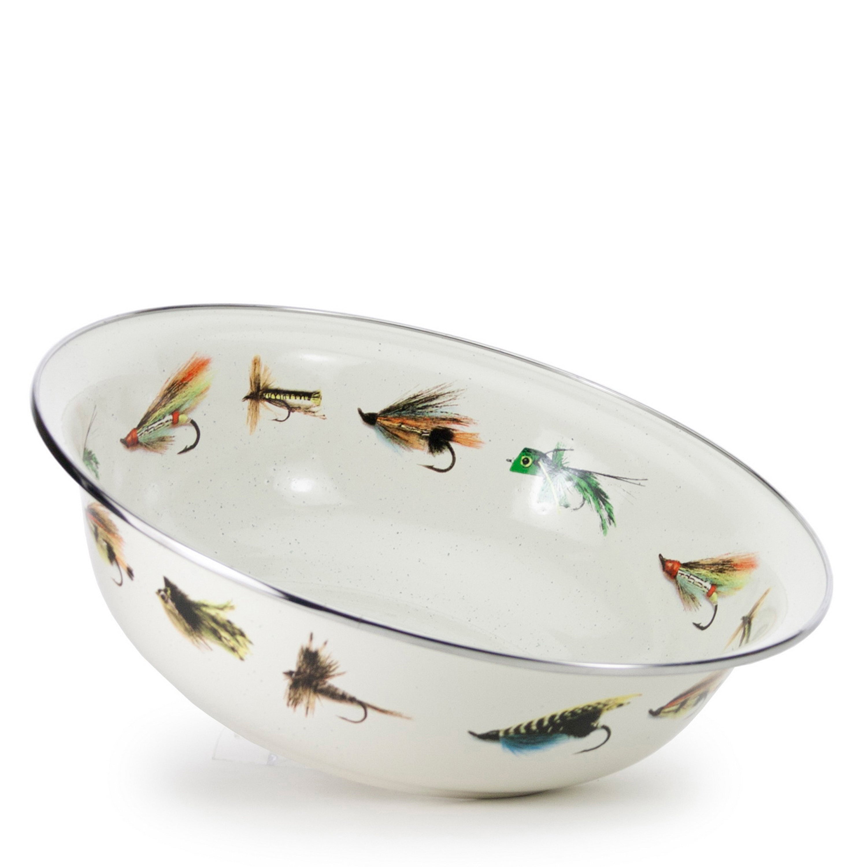 Rabbit Fishing Fly Serving Bowl - Thumbnail 5
