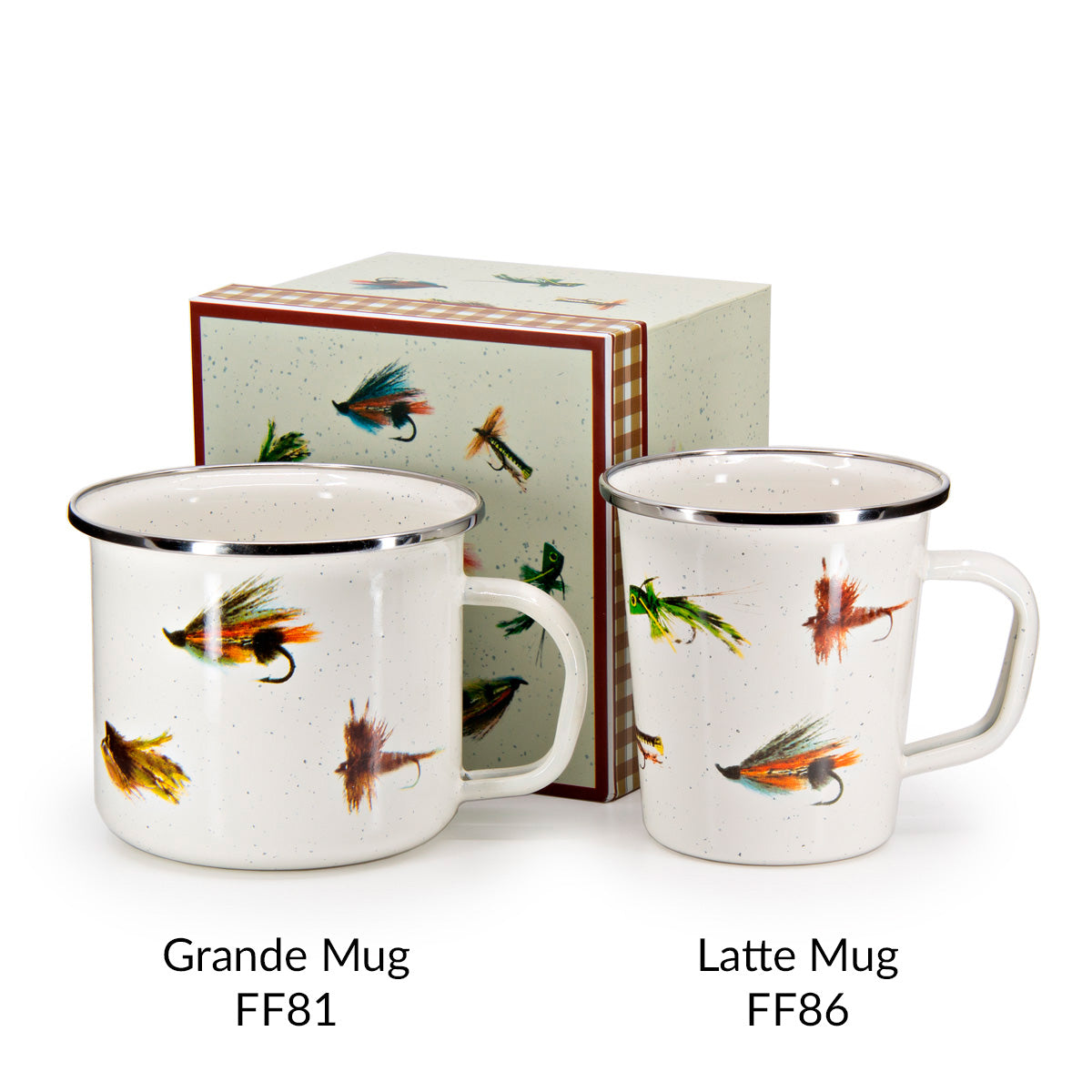 Fishing Fly 16 oz Latte Mug Gift Box