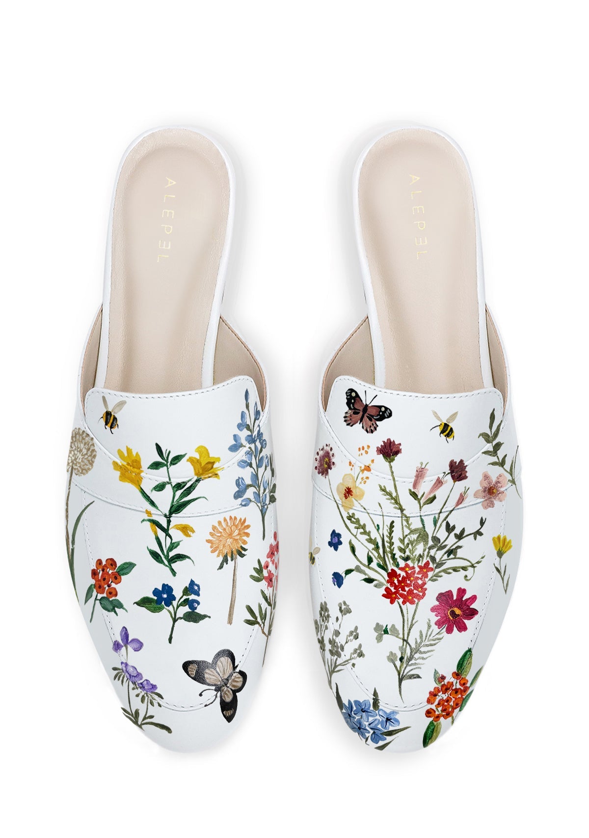 Hand-Painted Mules