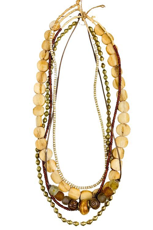 Layer Necklace Set | Brown Trout