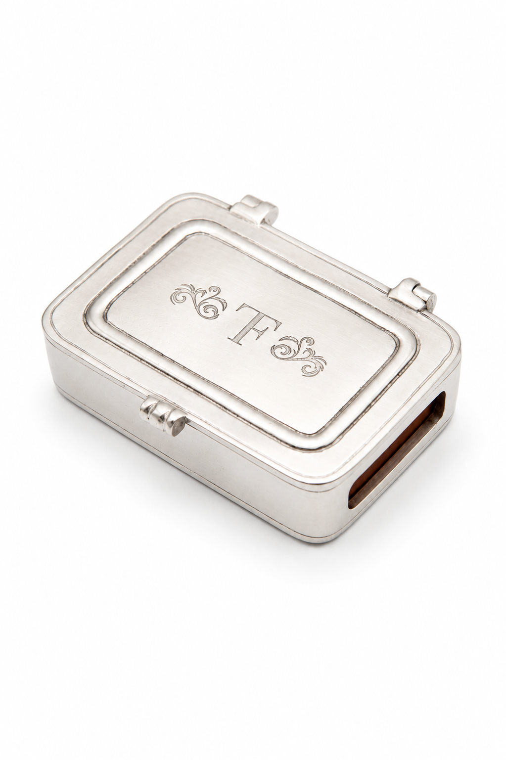 Field Traditions Pewter Matchbox with Striker and Matches
