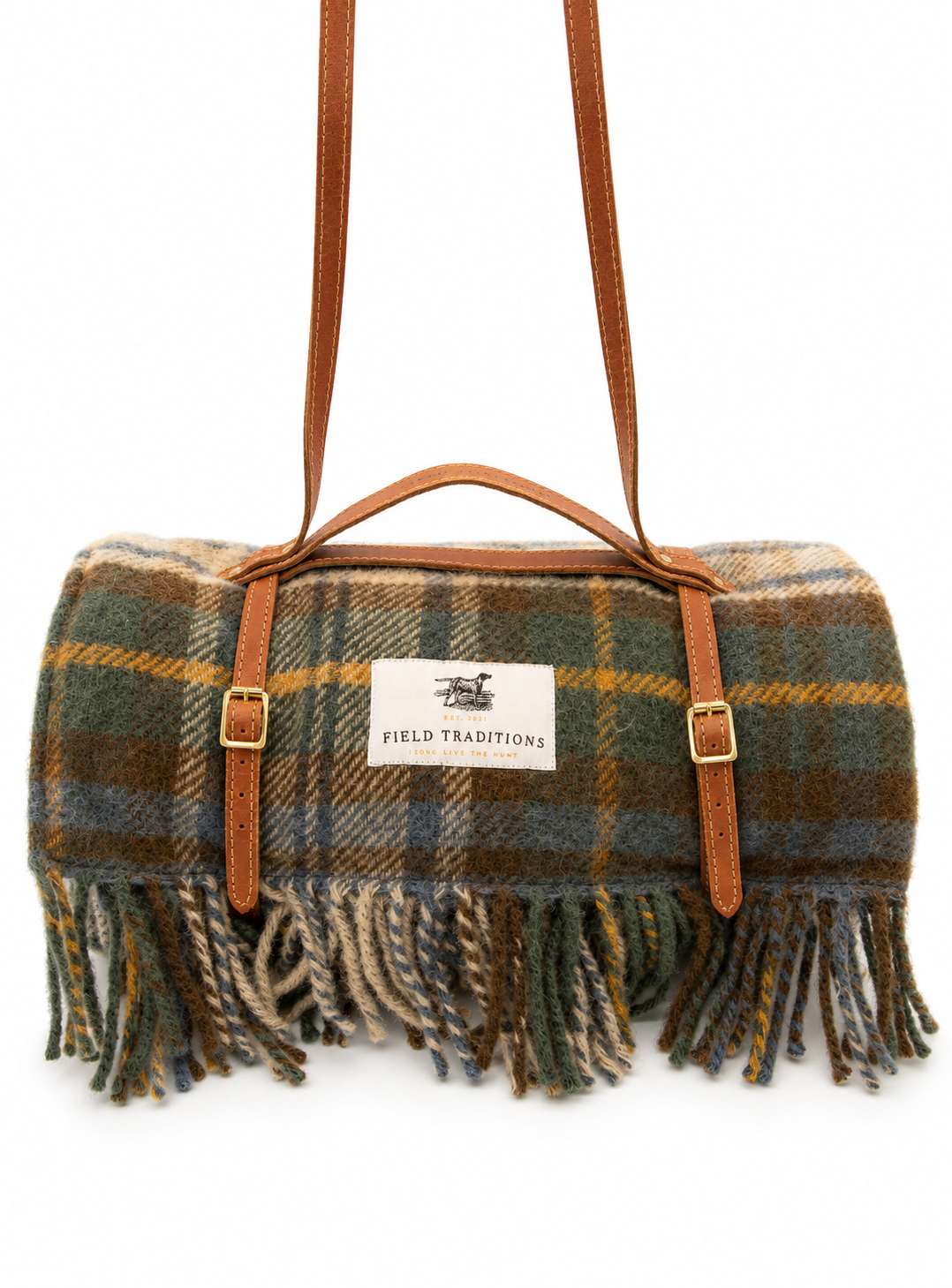 Field Traditions New Wool Tartan Picnic Blanket